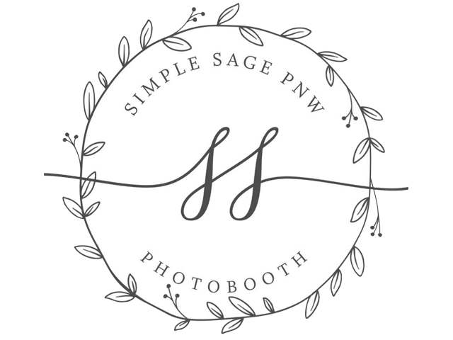 Simple Sage PNW Photobooth logo