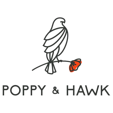 Poppy and Hawk Logo